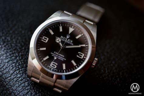 rolex explorer 2016 leather|rolex 214270 review.